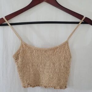 H&M Smocked Crop Tank